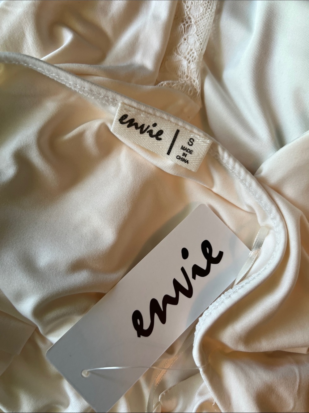 Cream Draped Halter Cowl Neck Top - Picture 7 of 8